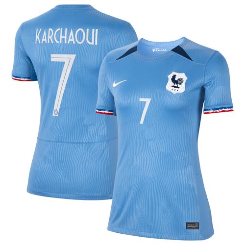 Frankreich Frauen Heimtrikot Stadium 2023-24 - Damen mit Aufdruck Karchaoui 7