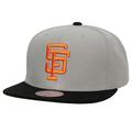 Men's Mitchell & Ness Gray San Francisco Giants Cooperstown Collection Away Snapback Hat
