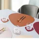 1Pcs PU Leder Tischsets für Tisch Wasserdicht Nicht-Slip Tisch Matte Set Coaster Set Tasse Wein