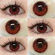 EYESHARE 1 Pair New Colored Contact Lenses for Eyes Red Contacts Lenses Yearly Natural Fashion Blue