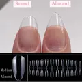 120Pcs Clear Gel X Nail System Kit False Nail Tips Artificial Full Cover Press On Nail Extension