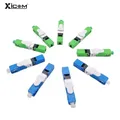 10/30/50/100/200 PCS FTTH SC Fiber Optic Fast Connector UPC/ SC APC Singlemode Optical Quick