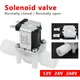 1PC Plastic 12V 24V 220V Electric Magnetic Water Control Valve Solenoid Valve Switch Normally Closed