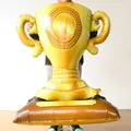Large Gold Championship Trophy Foil Balloons Sports Theme Party Graduate Children's Birthday Game