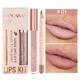 2023 New Matte Liquid Lipstick + Lip Liner Set Makeup Nude Velvet Lip Gloss Waterproof Long Lasting