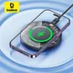 Baseus 15W Fast Wireless Charger For iPhone 15 14 For Airpods Visible Qi Wireless Quick Charging Pad