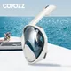 COPOZZ Full Face Scuba Diving Mask Anti Fog Goggles With Camera Mount Underwater Wide View Snorkel