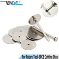 NEWONE 5Pcs 22x0.3mm Stainless Steel Cutting Disc Circular Saw Blade Abrasive Tools for Dremel