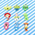 10PCS Disney Toy Story Buzz Lightyear Lotso Cartoon Cute Anime DIY Pendant Keychain Jewelry Resin