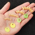 60Pcs 10 Set S M L Big Line Stops Space Beans Fishing Tackle Sea Carp Fly Fishing Bait Sport Tool