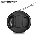 Walkingway Lens Cap Cover Holder 37 49 52 55 58 62 67 72 77 82 86mm Center Pinch Snap on Cap Lens