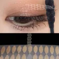 144-240pcs/Set Gauze Lace Mesh Olive-shaped Eyelid Paste-shaped Invisible Double Fold Eyelid Shadow