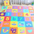 10Pcs/set 30*30cm Number Animal Pattern Baby Play Mat Puzzle Toys For Kids Children EVA Foam Yoga