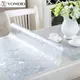 Soft Glass Tablecloth PVC table cloth Clear/Matte Oilproof Waterproof Kitchen Dining table cover for