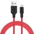 HOCO Silicone Micro USB Cable 2m 1m 5V2A Fast Charger USB Data Cable For Samsung Xiaomi Huawei