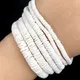 Natural White Shell Mother Of Pearl Seashell Round Shape Spacer Beads For Jewelry Making DIY