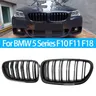 Car Front Grille Kidney Racing Grill Gloss Black Grilles For BMW 5 Series F10 F11 F18 520 523 525