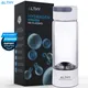 ALTHY Hydrogen Rich Water Generator Bottle - Glass Cupbody - DuPont SPE & PEM Dual Chamber Maker