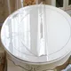 1.0 mm TPU Round Transparent Table Cloth Film Protection Pad Soft Glass Tablecloth Dining