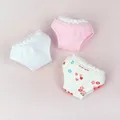 White Panties for Barbie Doll 1/6 BJD Blythe Clothes Cute Pink Barbie Clothes Briefs Accessories