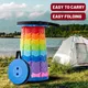 Outdoor Portable Plastic Folding Retractable Beach for Camping Travel Fishing Hiking Chair