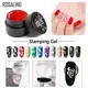 ROSALIND 5ml Nail Stamping Gel Polish Black White Varnis Nail Polish Stamp Painting Color Soak Off