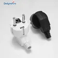 EU Plug Adapter 16A Male Replacement AC Outlets Rewireable Schuko Electeic Socket Euro Connector For