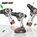 21V Cordless Impact Drill Rechargeable Electric Screwdriver Cordless Drill Mini Power DriverDC