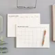 60 sheets Medium Memo Pad Notepad Weekly Monthly To Do It Planner Study Schedule Plan Paper