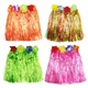 30cm-80cm Plastic Fibers Women Dance Grass Skirts Hula Skirt Hawaiian costumes Children Stage Dress