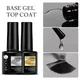 UR SUGAR 7.5ml No Wipe Top Coat Base Gel Long Lasting No Bubble Base Gel Varnish Vernis Semi