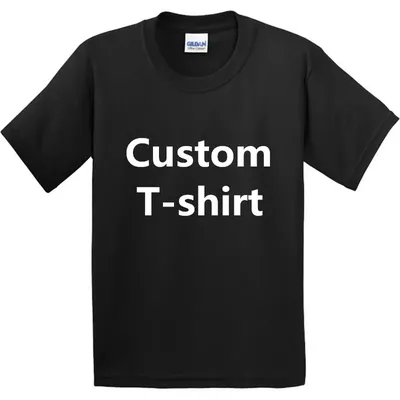 100%cotton,Custom Children Colorful T-shirts DIY Print Your Design Kids T-shirts Boys/Girls Tee