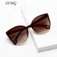 Sunglasses Cat Eye Women Men Sun Glasses Eyewear Eyeglasses Plastic Frame Clear Lens UV400 Shade