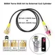 SODA Quick Connect Terra DUO Art To External Co2 Tank Adapter Hose Kit W21.8-14 Or CGA320 G3/4 With