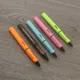 1Pc Ballpoint Pen + 8 Refills Black Blue Red Ink Gel Pen Bullet Tip 0.5mm Rollerball Pen School