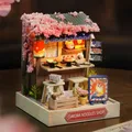 Baby House Mini Miniature Doll House DIY Small House Kit Making Room Toys Home Bedroom Decorations