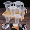 1PC 100/250/500ML Plastic Measuring Cups Jug Liquid Container Clear Baking Kitchen Flour Water With
