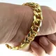 Mens Jewellery Domineering 8 Inches Stainless Steel Curb Cuban Link Chain Bracelets for Men Women