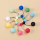 Wholesale Solid Color Acrylic Navel Ring Earring Belly Bars Pircing Piercing Belly Button Surgical