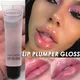 Lip Gloss Moisturizer Plumper Long Lasting Sexy Lips Pump Transparent Waterproof Volume Lip Clear