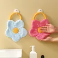 Quick Dry Hand Towels Coral Fleece Wipe Handkerchief Kitchen Bathroom Absorbent Dishcloth Cleaning