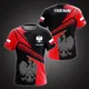 Poland Flag & Coat of Arms Graphic Tee Summer Casual Pullover Men's Fashion Loose T-shirts Boys