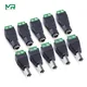 10pcs /5 sets green Male + Female 12V 2.1x5.5MM DC Power Jack Plug Audio AUX free welding socket