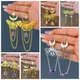 Butterfly Drop Earrings For Women Fashion Amethyst Simple Sun Moon Lady Logistics Pendant Earrings