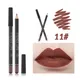 12 Colours Lipstick Pencil Lip Liner Pen Cosmetic Long Lasting Waterproof Woman Beauty Makeup Matte