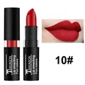 Sexy Red Matte Lipstick Nude Velvet Lip White Black Green Waterproof Long-Lasting Lip Stick Makeup