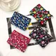 Korean Canvas Coin Purse for Women Mini Purse Fashion Zipper Ladies Small Money Wallet Floral Print