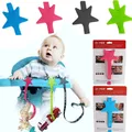 Baby Stroller Hook Accessories Star Pacifier Chain Strap Silicone Nipple Toy Holder For Infant