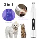 Dog Clippers 3in1 Cordless Pet Trimmer LED Light Clipper Pet Paw Fur Cutter Machine Cat Puppy Quiet