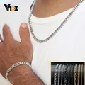 Vnox 18-70cm Curb Chain Necklaces 3-11mm Men's Miami Cuban Link Classic Punk Heavy Metal Stainless